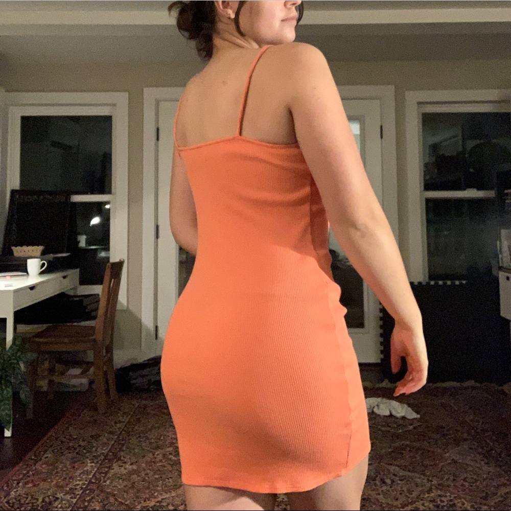Wild Fable pink bodycon dress with tie-straps! Only worn once, perfect condition